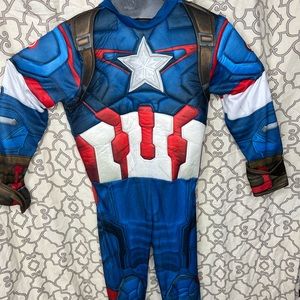 Captain America Avengers Endgame Child Halloween Costume Medium Size 8-10